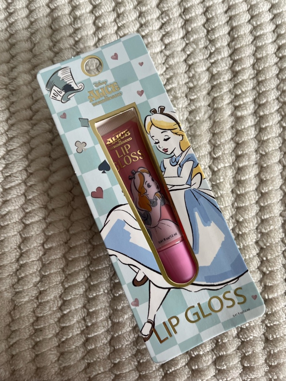 Alice in Wonderland lip gloss